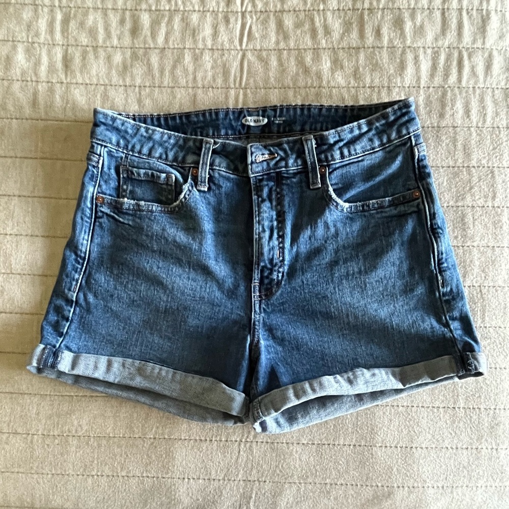 Old Navy High Rise Jean Shorts- Size 12